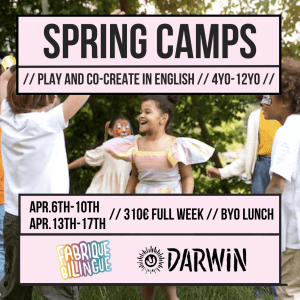 STAGE en ANGLAIS pour ENFANTS- Vacances de Pâques